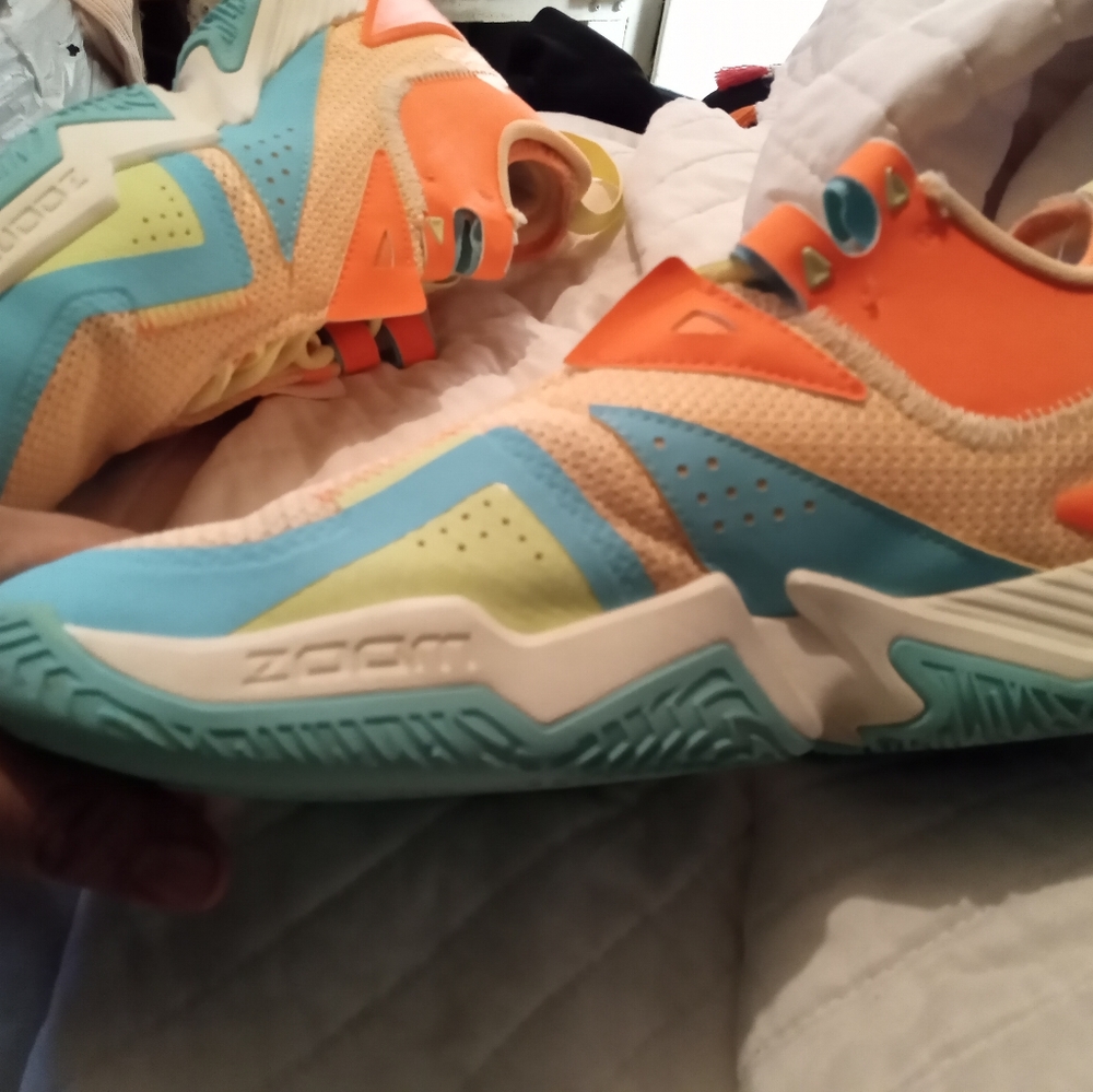 Air Jordan's Westbrook ones mango tint